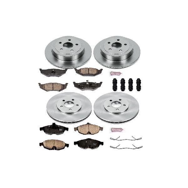 2001-2006 Chrysler Sebring Disc Brake Kit - Front and Rear (Powerstop)