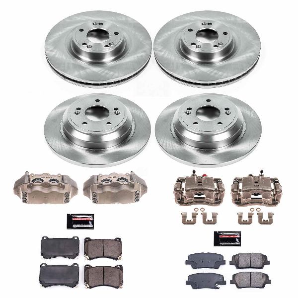 2009 Hyundai Genesis Disc Brake Kit - Front and Rear (Powerstop)