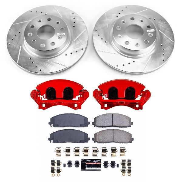 2018-2024 Jeep Wrangler Disc Brake Kit - Front (Powerstop)