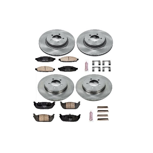 2003-2005 Lincoln Aviator Disc Brake Kit - Front and Rear (Powerstop)