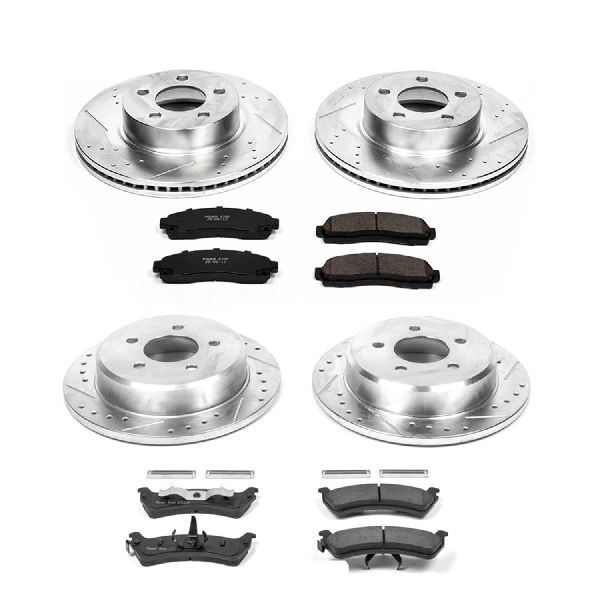 2001-2002 Ford Explorer Sport Disc Brake Kit - Front and Rear (Powerstop)