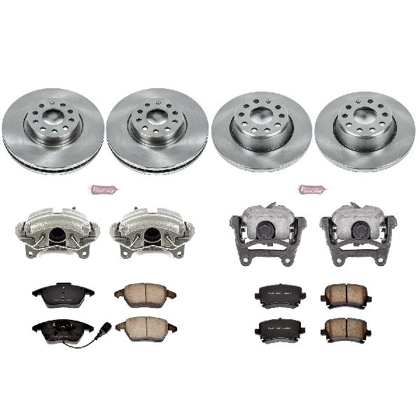 2006-2008 Audi A3 Disc Brake Kit - Front and Rear (Powerstop)