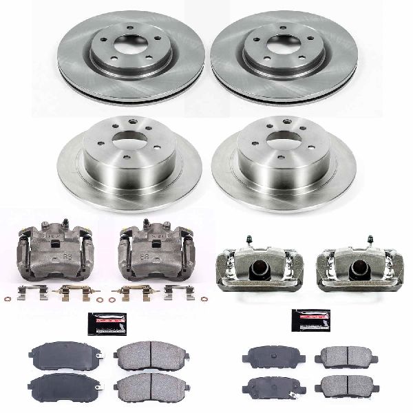 2017-2018 Nissan Sentra Disc Brake Kit - Front and Rear (Powerstop)
