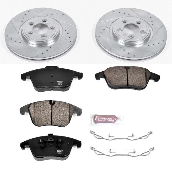 2009-2010 Jaguar XF Disc Brake Kit - Front (Powerstop)