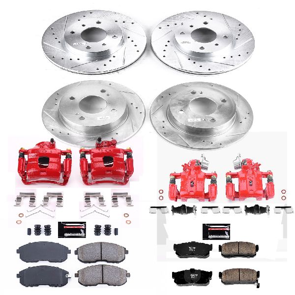 2000-2001 Nissan Sentra Disc Brake Kit - Front and Rear (Powerstop)