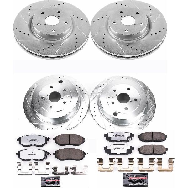 2008-2014 Subaru Tribeca Disc Brake Kit - Front and Rear (Powerstop)