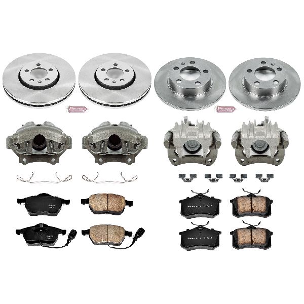 2001-2005 Volkswagen Jetta Disc Brake Kit - Front and Rear (Powerstop)
