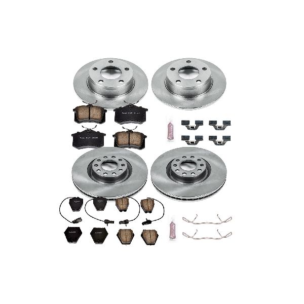 2002-2004 Audi A6 Quattro Disc Brake Kit - Front and Rear (Powerstop)