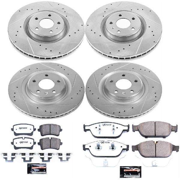 2016-2018 Audi A6 Disc Brake Kit - Front and Rear (Powerstop)