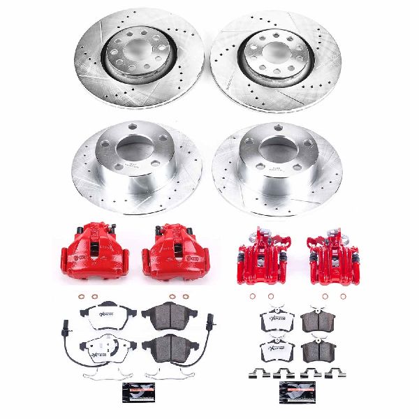 1998-1999 Audi A6 Disc Brake Kit - Front and Rear (Powerstop)