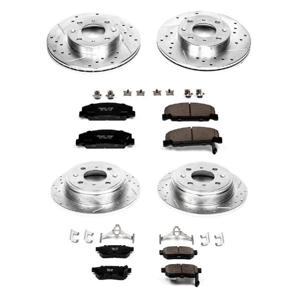 1989 Honda CRX Disc Brake Kit - Front and Rear (Powerstop)
