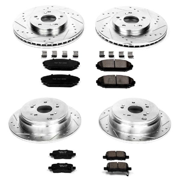 2002-2004 Honda Odyssey Disc Brake Kit - Front and Rear (Powerstop)