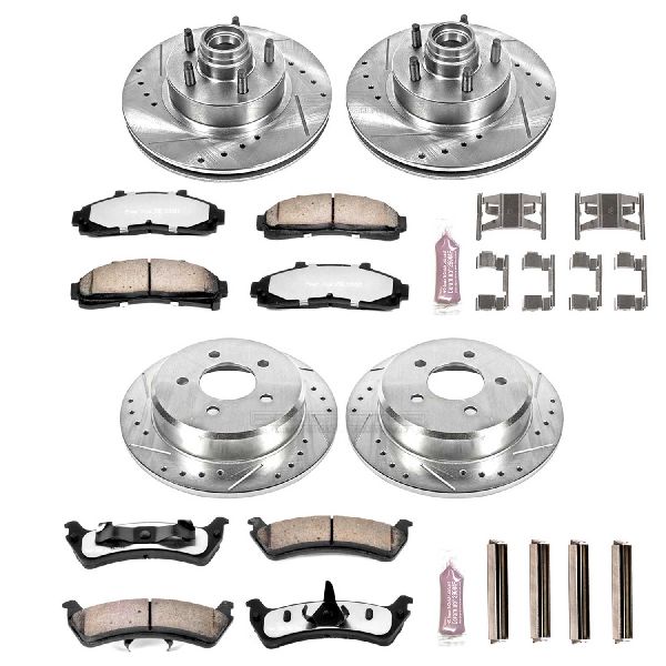 1997-2001 Mercury Mountaineer Disc Brake Kit - Front and Rear (Powerstop)