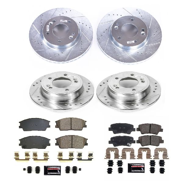 2020-2024 Kia Soul Disc Brake Kit - Front and Rear (Powerstop)