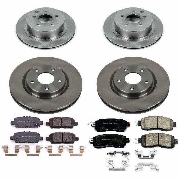2014-2017 Nissan LEAF Disc Brake Kit - Front and Rear (Powerstop)