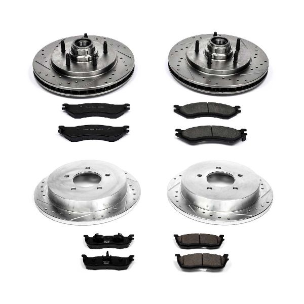 1998-2000 Lincoln Navigator Disc Brake Kit - Front and Rear (Powerstop)