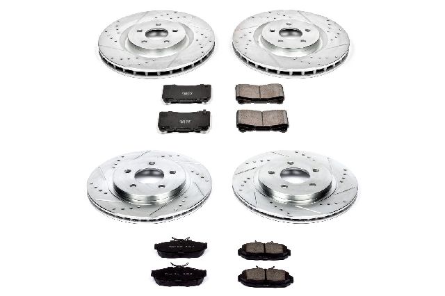 2007-2011 Ford Mustang Disc Brake Kit - Front and Rear (Powerstop)