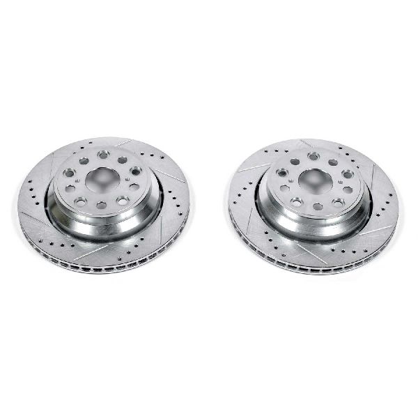 2007-2017 Lexus LS460 Disc Brake Rotor Set - Rear (Powerstop)