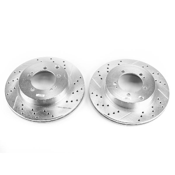 2003-2006 Mitsubishi Lancer Disc Brake Rotor Set - Rear (Powerstop)