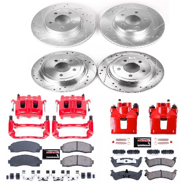 2003 Ford Explorer Sport Disc Brake Kit - Front and Rear (Powerstop)