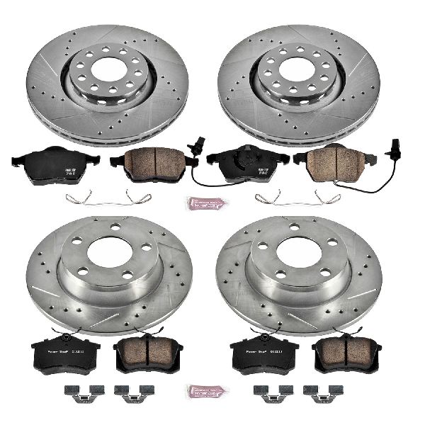 1998-2004 Audi A6 Quattro Disc Brake Kit - Front and Rear (Powerstop)
