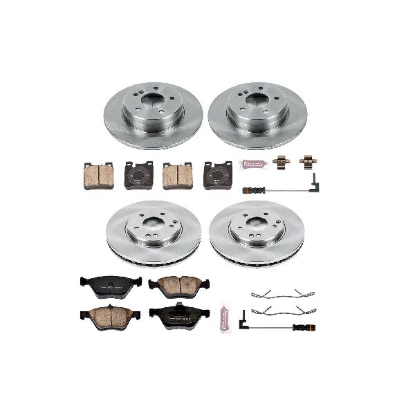1998-1999 Mercedes-Benz CLK320 Disc Brake Kit - Front and Rear (Powerstop)