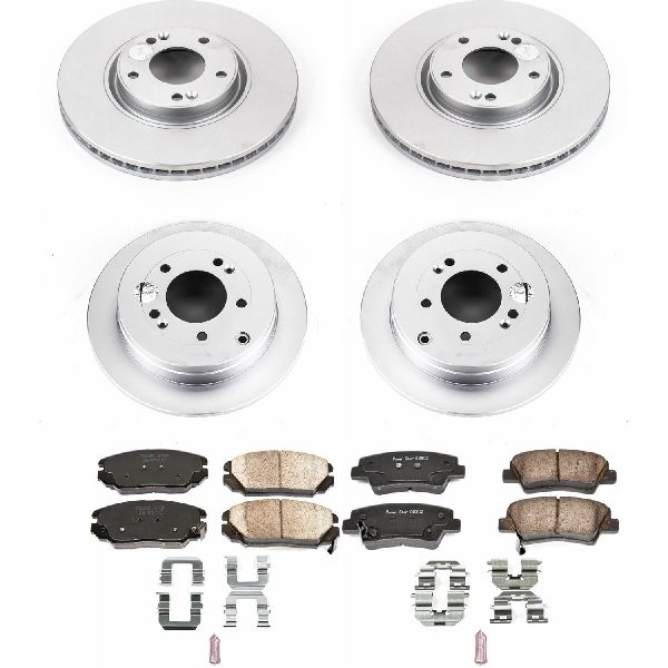 2007-2009 Kia Amanti Disc Brake Kit - Front and Rear (Powerstop)