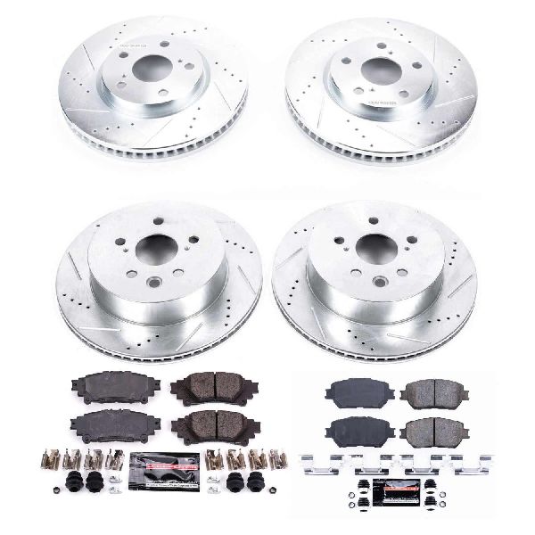 2014-2015 Lexus IS250 Disc Brake Kit - Front and Rear (Powerstop)