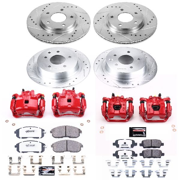 2013-2018 Nissan Sentra Disc Brake Kit - Front and Rear (Powerstop)