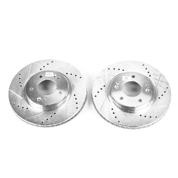 2001-2006 Hyundai Santa Fe Disc Brake Rotor Set - Front (Powerstop)