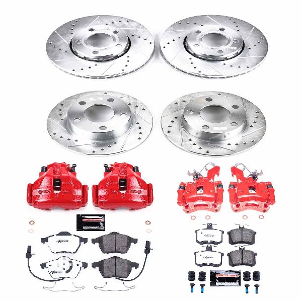 1999-2001 Audi A4 Quattro Disc Brake Kit - Front and Rear (Powerstop)