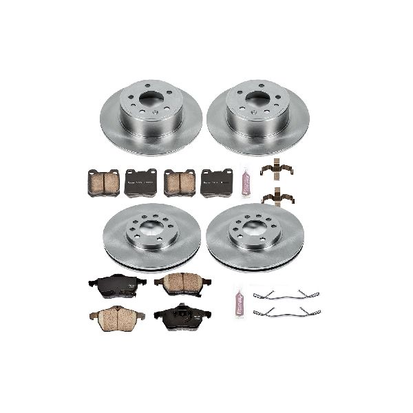 1999-2003 Saab 9-3 Disc Brake Kit - Front and Rear (Powerstop)