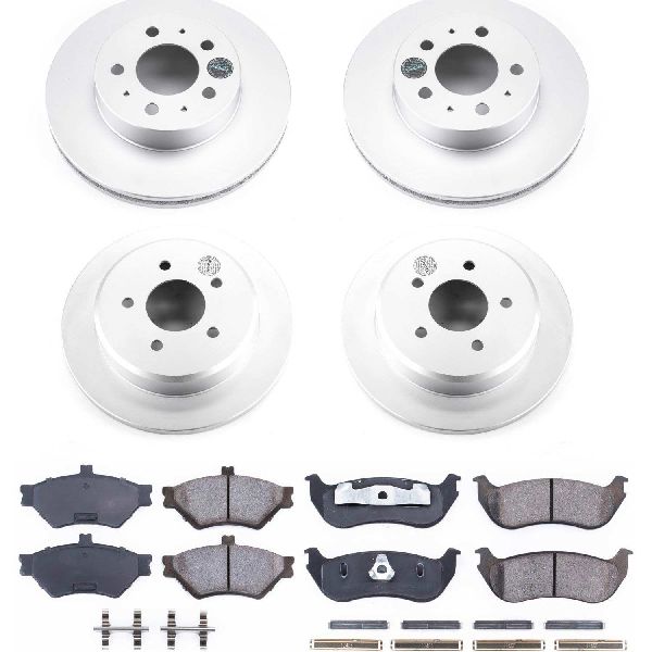1996-1997 Lincoln Town Car Disc Brake Kit - Front and Rear (Powerstop)