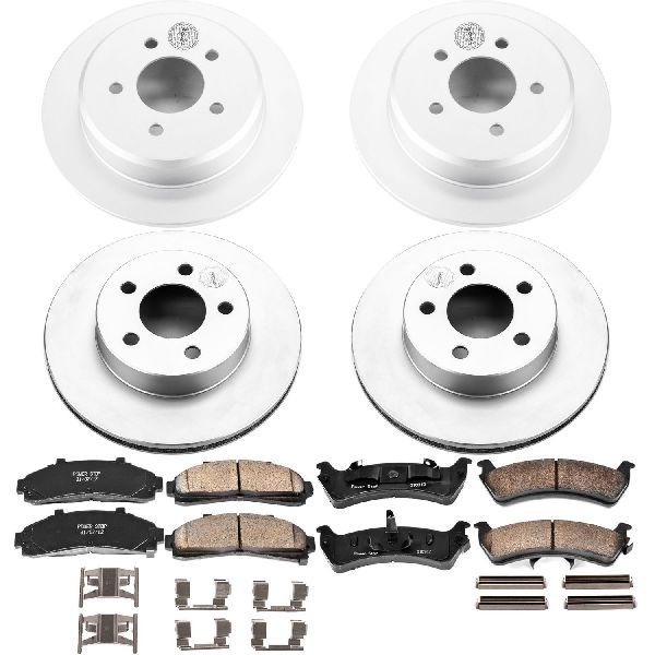 1997-2001 Mercury Mountaineer Disc Brake Kit - Front and Rear (Powerstop)