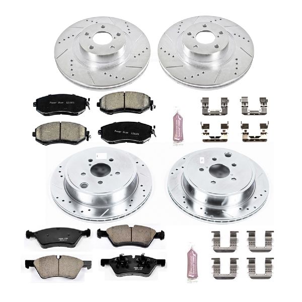 2013-2016 Scion FR-S Disc Brake Kit - Front and Rear (Powerstop)