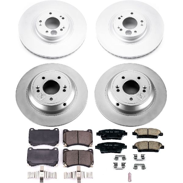2010-2014 Hyundai Genesis Disc Brake Kit - Front and Rear (Powerstop)
