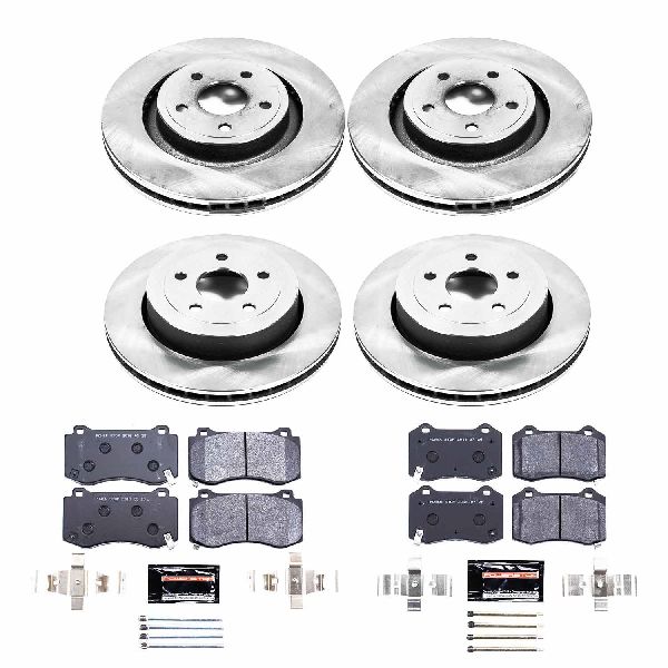 2006-2010 Jeep Grand Cherokee Disc Brake Kit - Front and Rear (Powerstop)