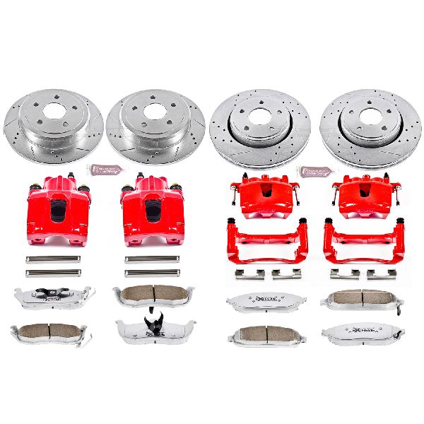 2006-2010 Jeep Commander Disc Brake Kit - Front and Rear (Powerstop)