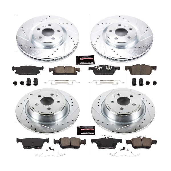 2015-2021 Ford Edge Disc Brake Kit - Front and Rear (Powerstop)