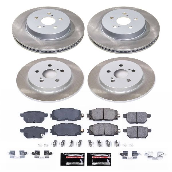 2020-2022 Toyota Prius Prime Disc Brake Kit - Front and Rear (Powerstop)