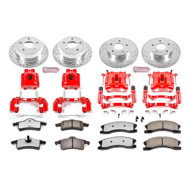 1999-2004 Jeep Grand Cherokee Disc Brake Kit - Front and Rear (Powerstop)