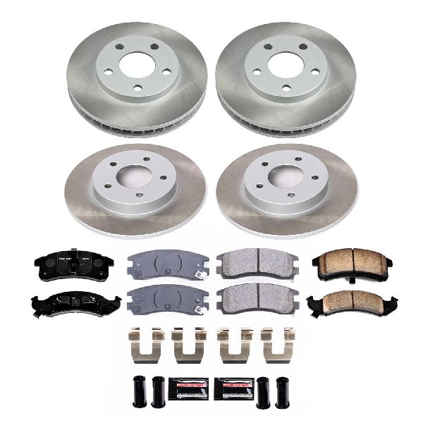 1995-1996 Oldsmobile Aurora Disc Brake Kit - Front and Rear (Powerstop)