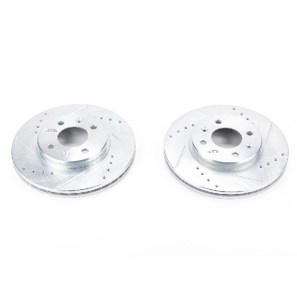 2012-2017 Hyundai Accent Disc Brake Rotor Set - Front (Powerstop)