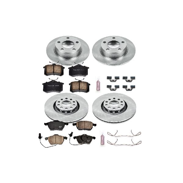 1998-2004 Audi A6 Quattro Disc Brake Kit - Front and Rear (Powerstop)