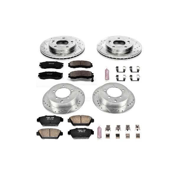 1990-1994 Plymouth Laser Disc Brake Kit - Front and Rear (Powerstop)