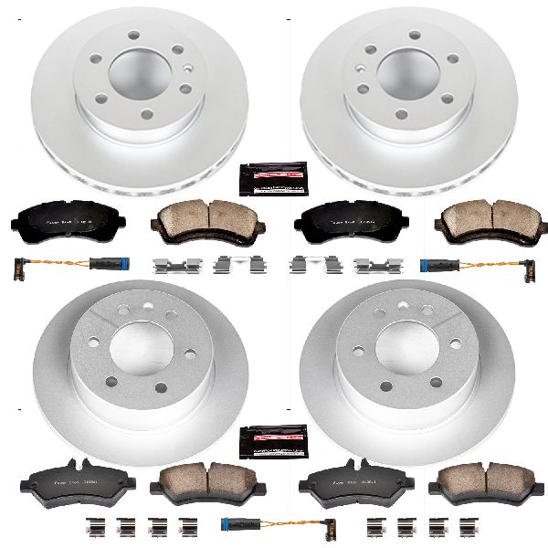 2007-2009 Freightliner Sprinter 3500 Disc Brake Kit - Front and Rear (Powerstop)