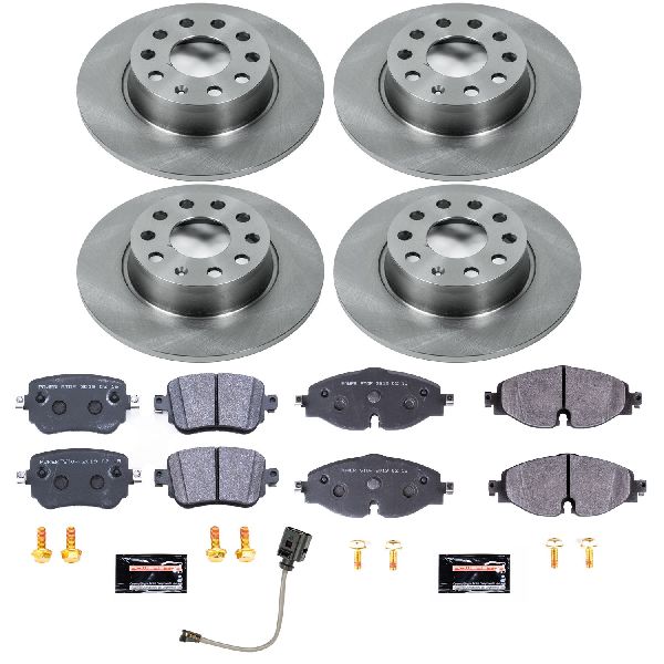 2015-2018 Volkswagen GTI Disc Brake Kit - Front and Rear (Powerstop)