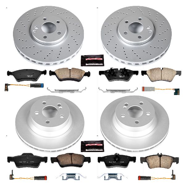 2006 Mercedes-Benz E500 Disc Brake Kit - Front and Rear (Powerstop)