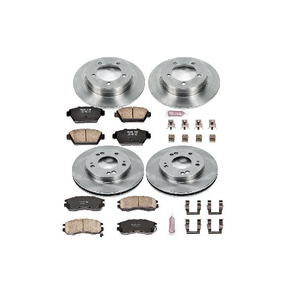 1990-1994 Plymouth Laser Disc Brake Kit - Front and Rear (Powerstop)