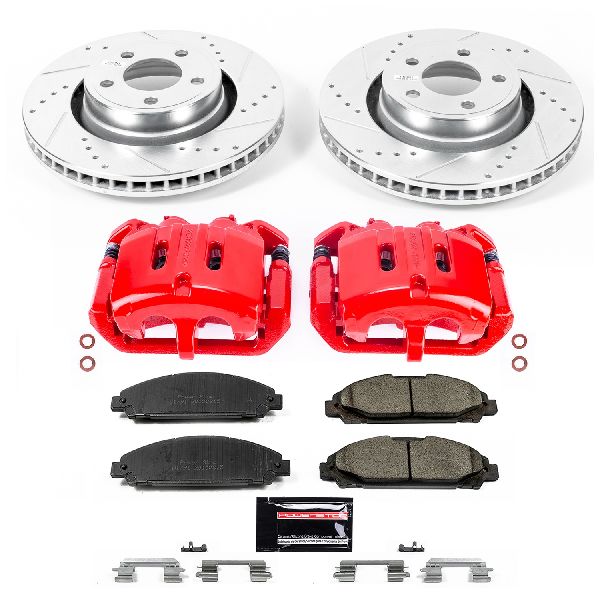 2015-2019 Ford Mustang Disc Brake Kit - Front and Rear (Powerstop)